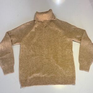 LOFT Men's Beige Turtleneck Sweater